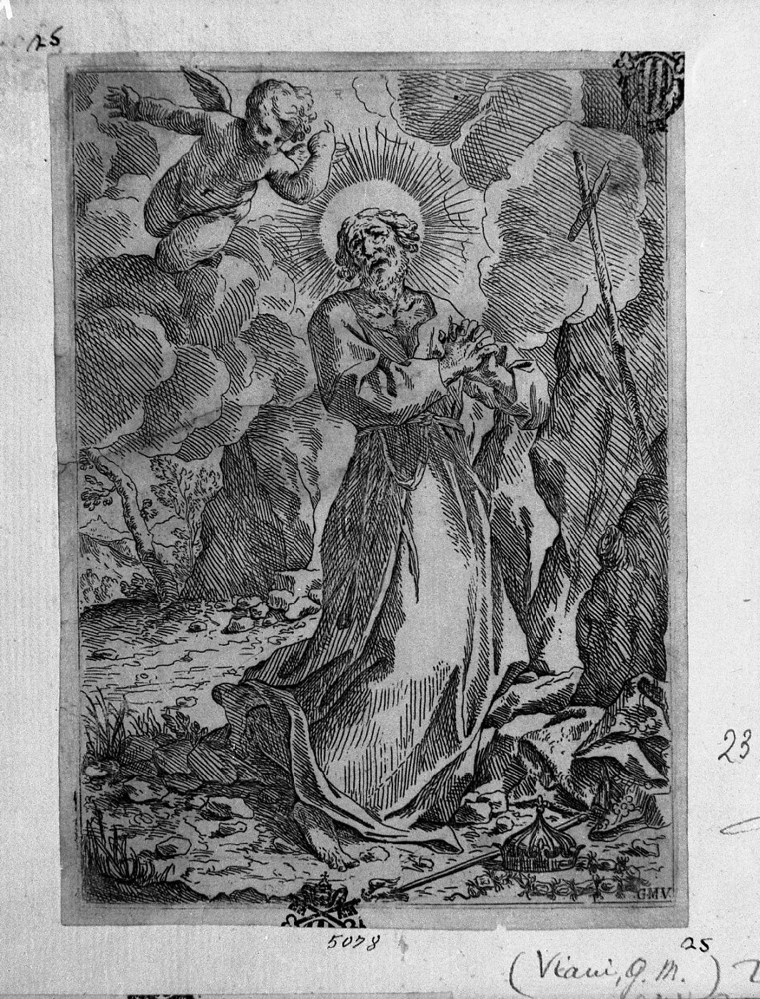 San Sigismondo che prega nel deserto - Pinacoteca Nazionale di Bologna